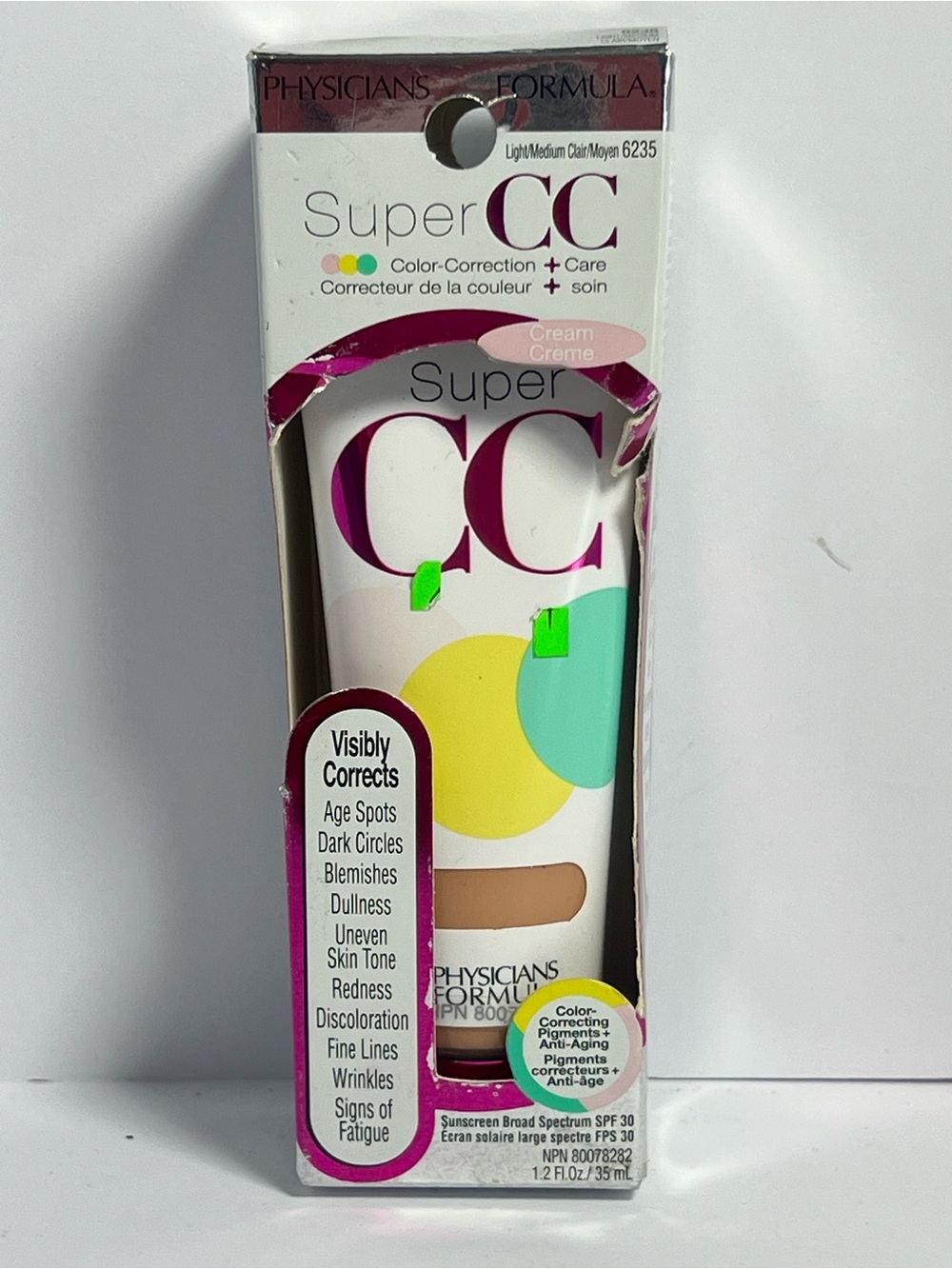 Physicians Formula Super CC+ Color-Correction + Care CC+ Cream SPF 30-Light/Med